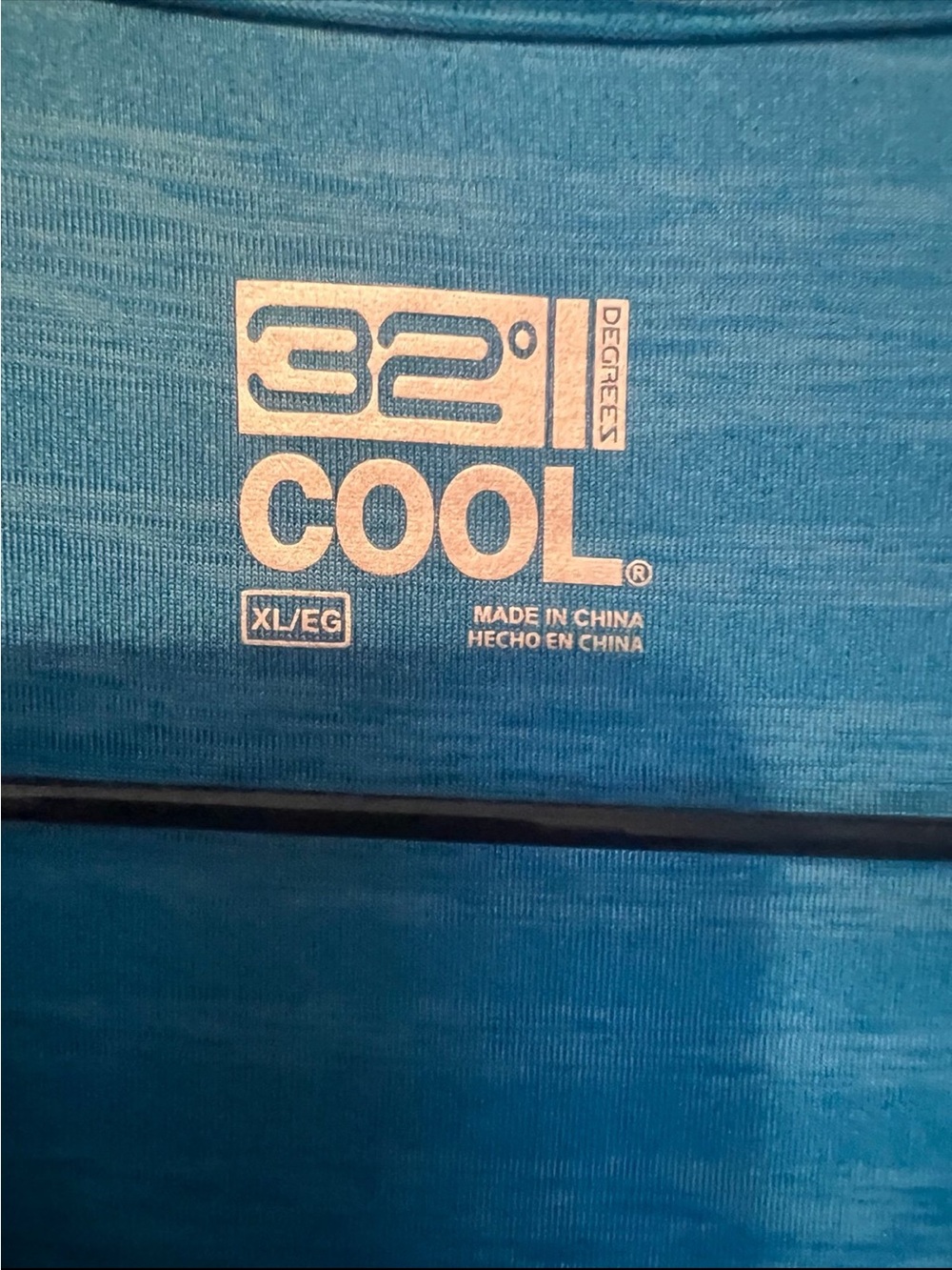 Men’s Bundle (2) 32 Degrees Men's Short-Sleeve Polo in Teal/Blue - Picture 4 of 8